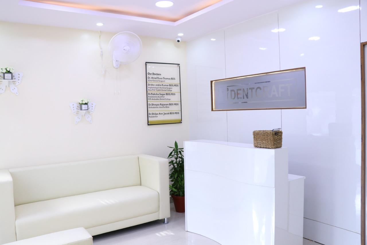 Reception with doctors board